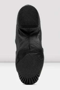 Ladies Leather Elasta Jazz Booties
