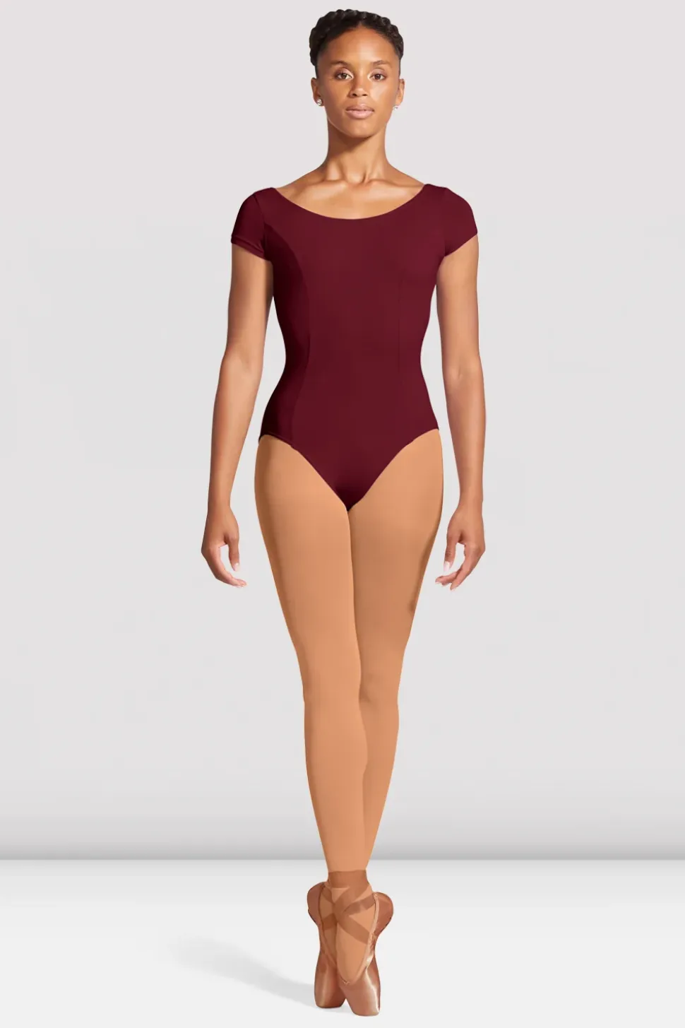 Ladies Mirella Cap Sleeve Princess Seam Leotard