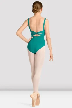 Ladies Mirella Celeste Low Back Printed Leotard