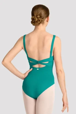Ladies Mirella Celeste Low Back Printed Leotard