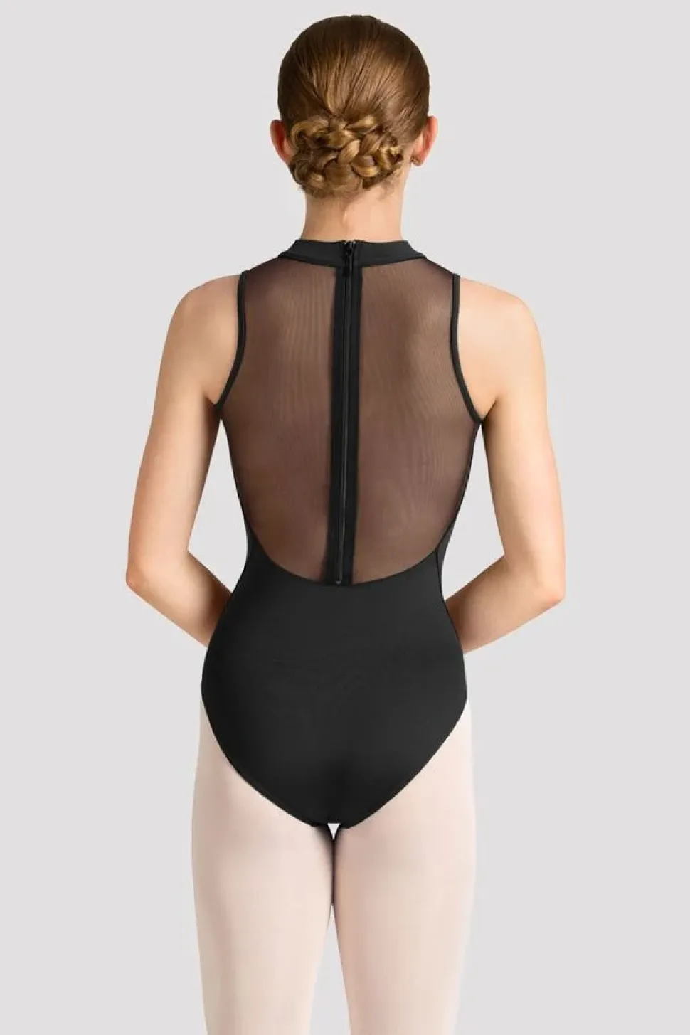 Ladies Mirella Celeste Zip Back Printed Leotard