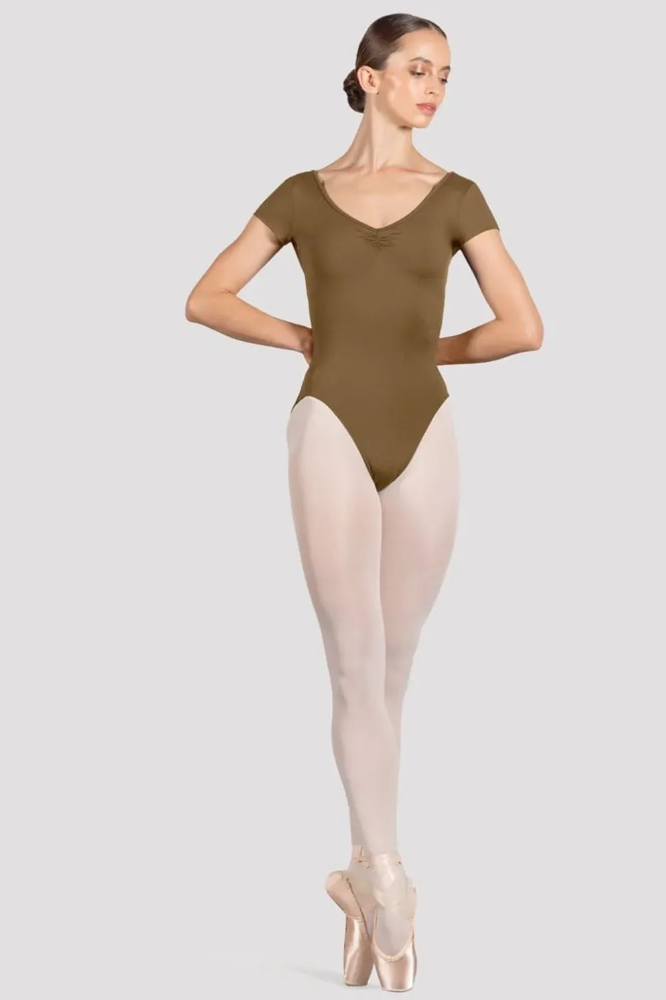 Ladies Penny Cap Sleeve Leotard