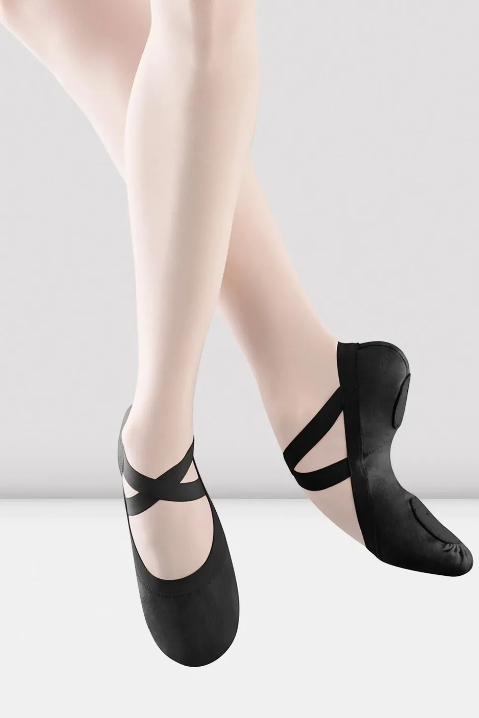 Ladies Pro Elastic Canvas Ballet Shoes