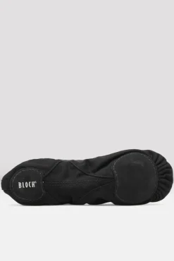 Ladies Pro Elastic Canvas Ballet Shoes