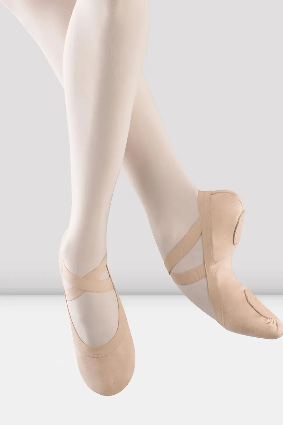 Ladies Pro Elastic Canvas Ballet Shoes