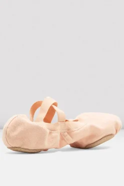 Ladies Pro Elastic Canvas Ballet Shoes