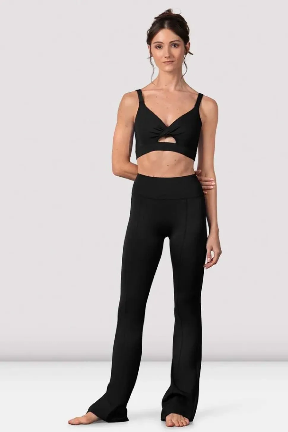 Ladies Vivian Twist Front Crop Top