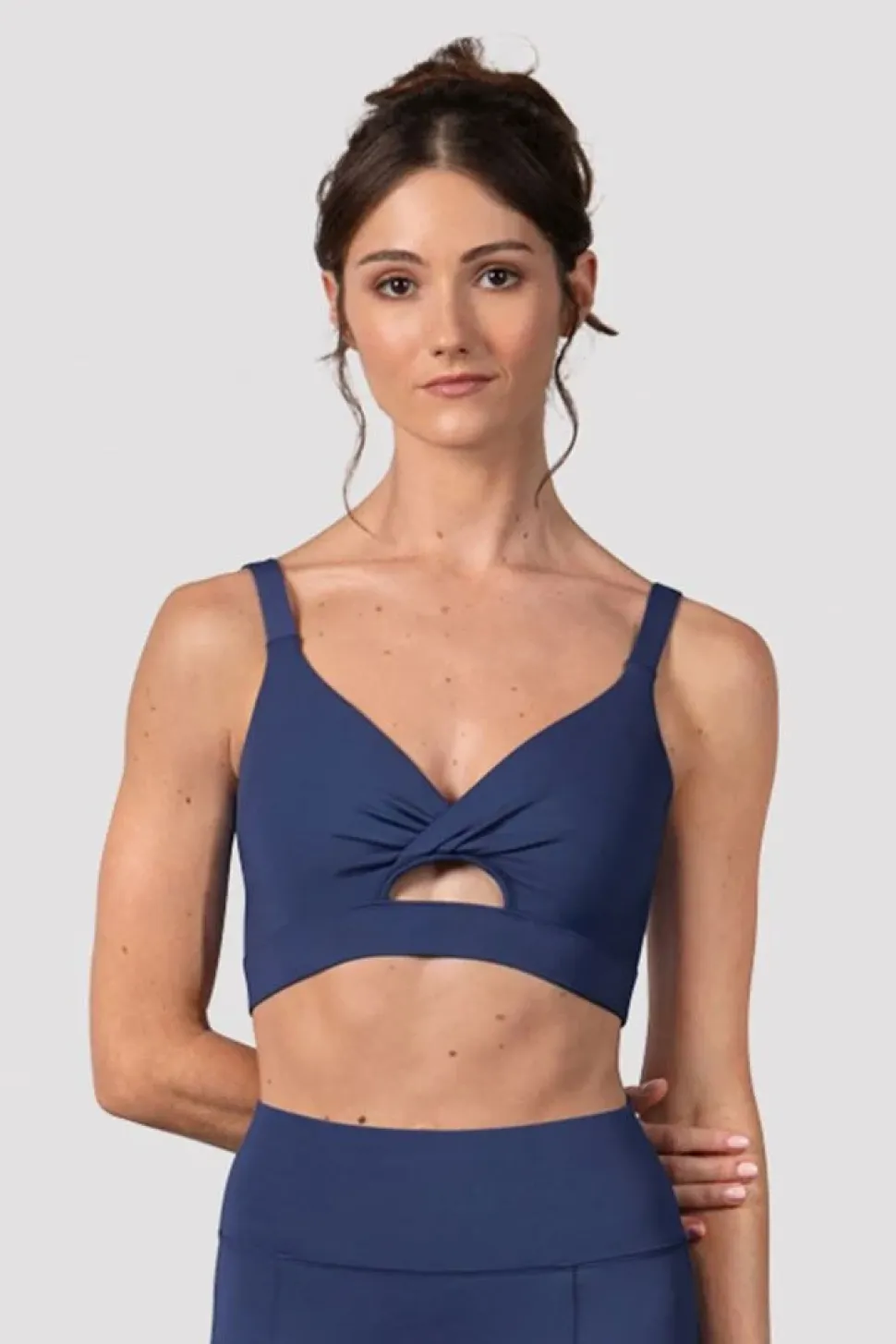 Ladies Vivian Twist Front Crop Top